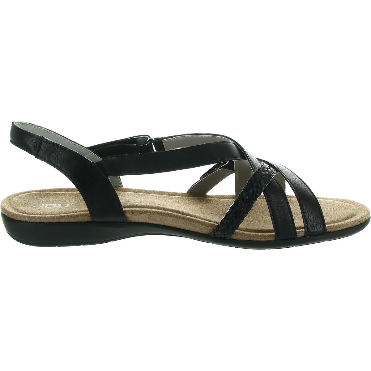 JBU by Jambu Womens Strappy Canvas Strappy Sandals