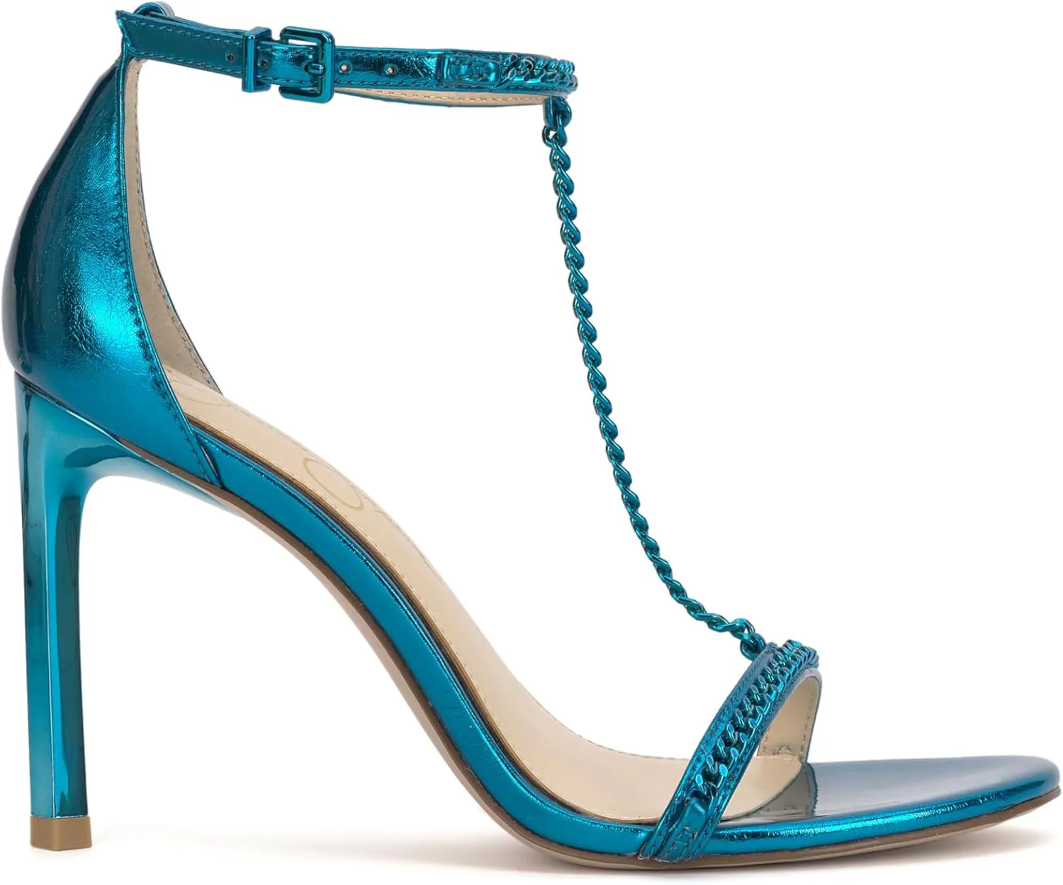 Jessica Simpson Womens Qiven Faux Leather Heels