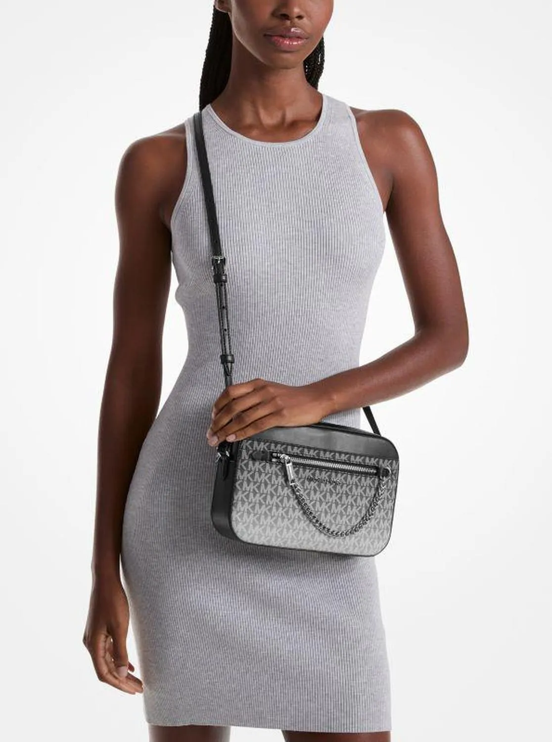 Jet Set Large Ombré Signature Logo Crossbody Body