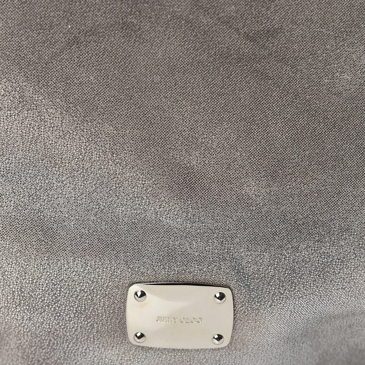 JIMMY CHOO METALLIC SUEDE SKY HOBO BAG