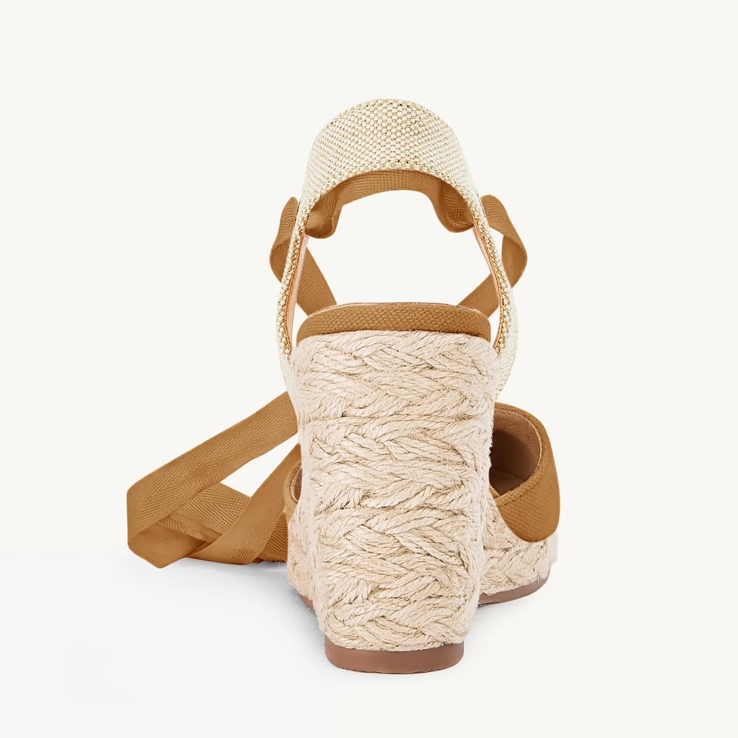 Juliet Holy Womens Lace up Espadrilles Closed Toe Wedges Sandals Strappy Slingback Platform Heels