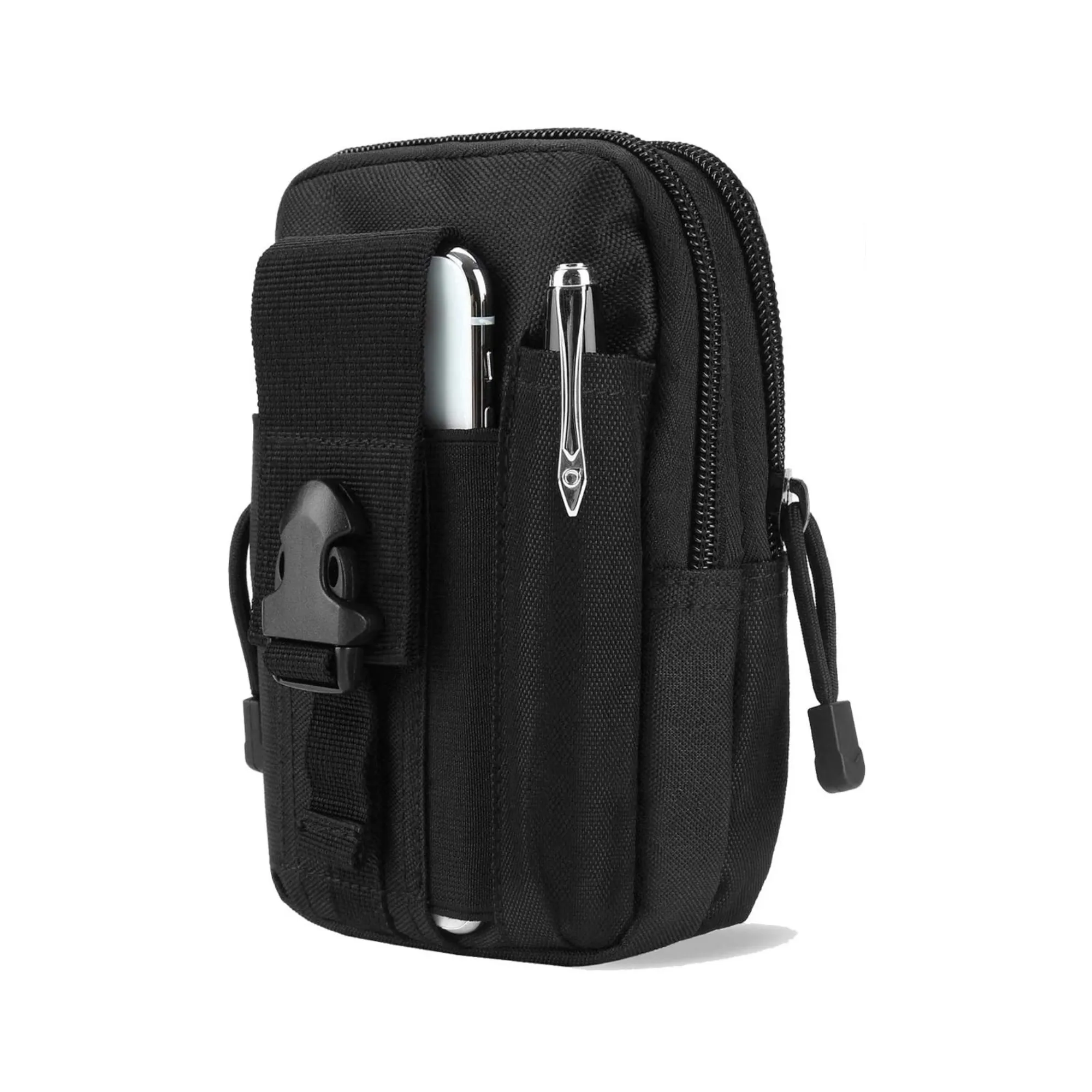 JupiterGear Tactical MOLLE Military Pouch Waist Bag for Hiking, Running and Outdoor Activities