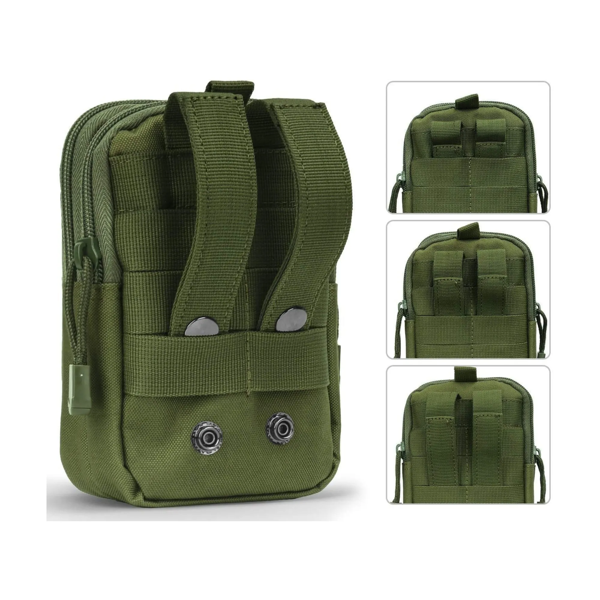 JupiterGear Tactical MOLLE Military Pouch Waist Bag for Hiking, Running and Outdoor Activities
