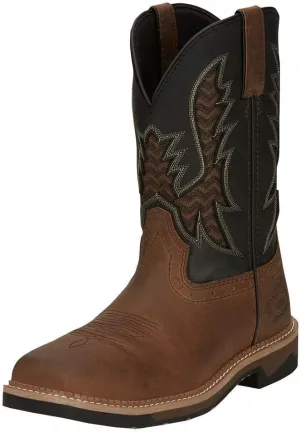 Justin Men's Bolt 11" Stampede Soft Toe Work Boot