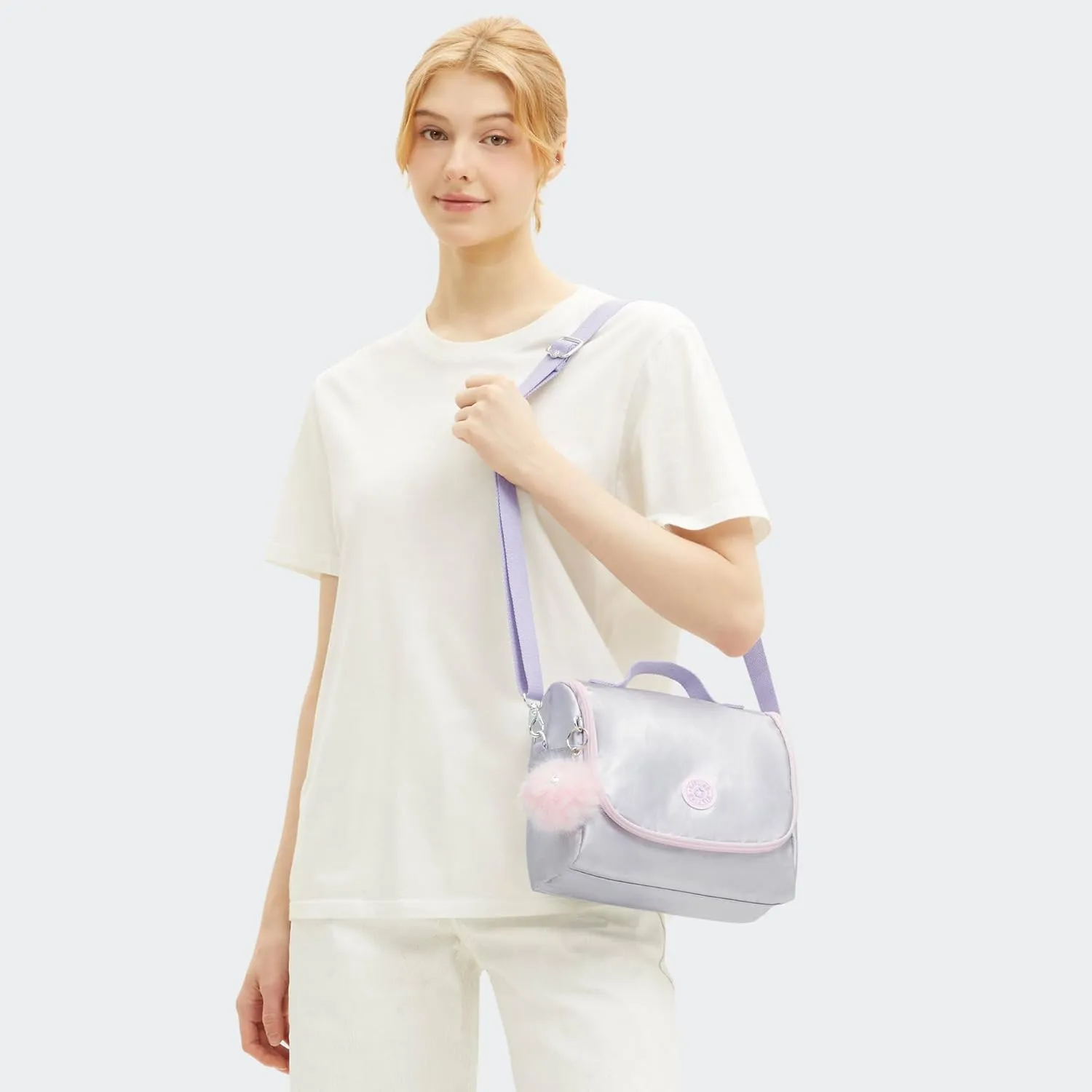 Kipling New Kichirou Metallic Lunch Bag