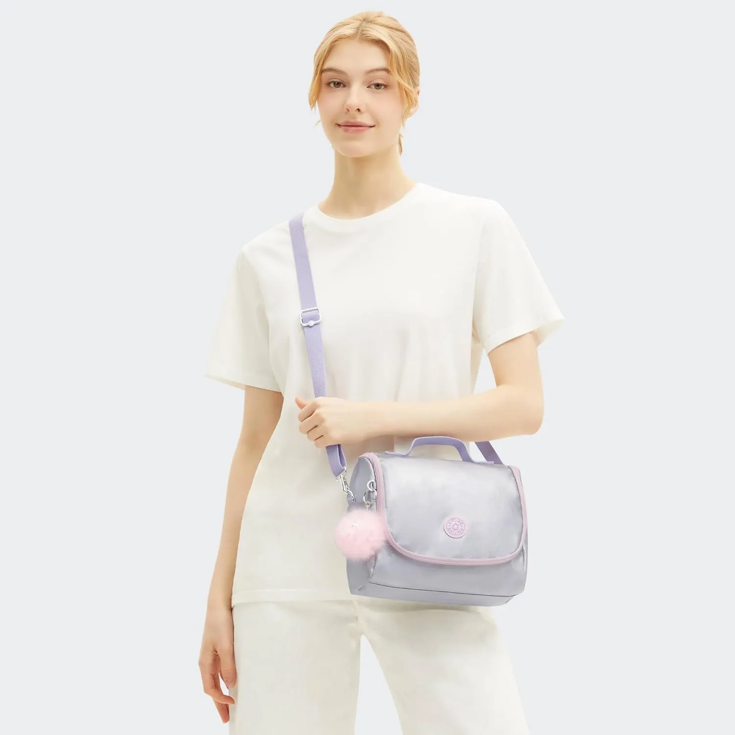 Kipling New Kichirou Metallic Lunch Bag
