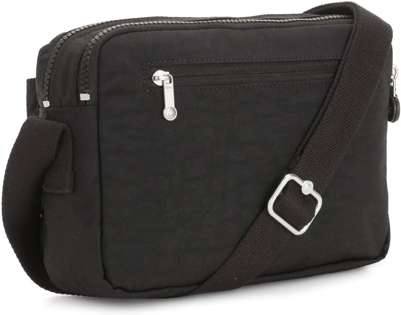 Kipling Women’s Abanu Medium Crossbody Bag, Lightweight, Adjustable Nylon Waist Pack with Multi-Compartment Zip Pockets