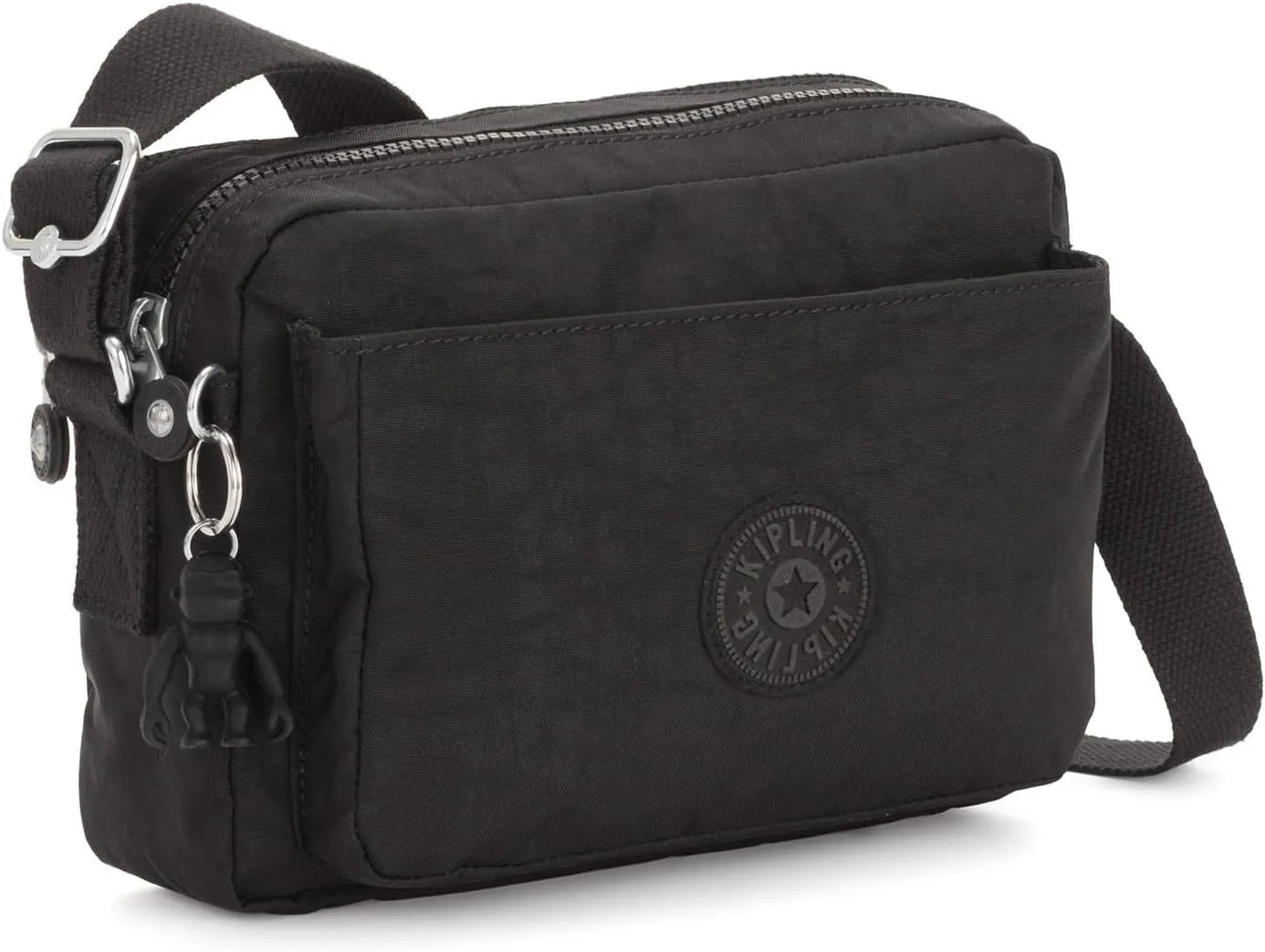 Kipling Women’s Abanu Medium Crossbody Bag, Lightweight, Adjustable Nylon Waist Pack with Multi-Compartment Zip Pockets