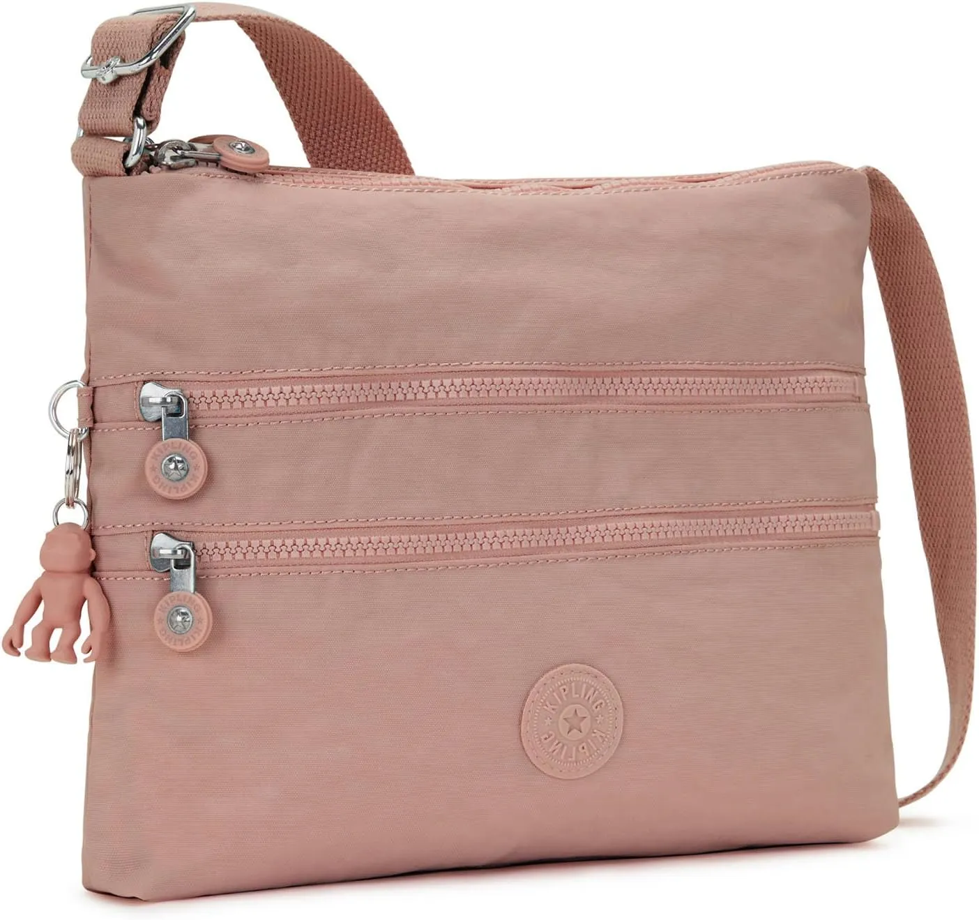 Kipling Women’s Alvar Crossbody, Super Light, Durable Messenger, Nylon Shoulder Bag
