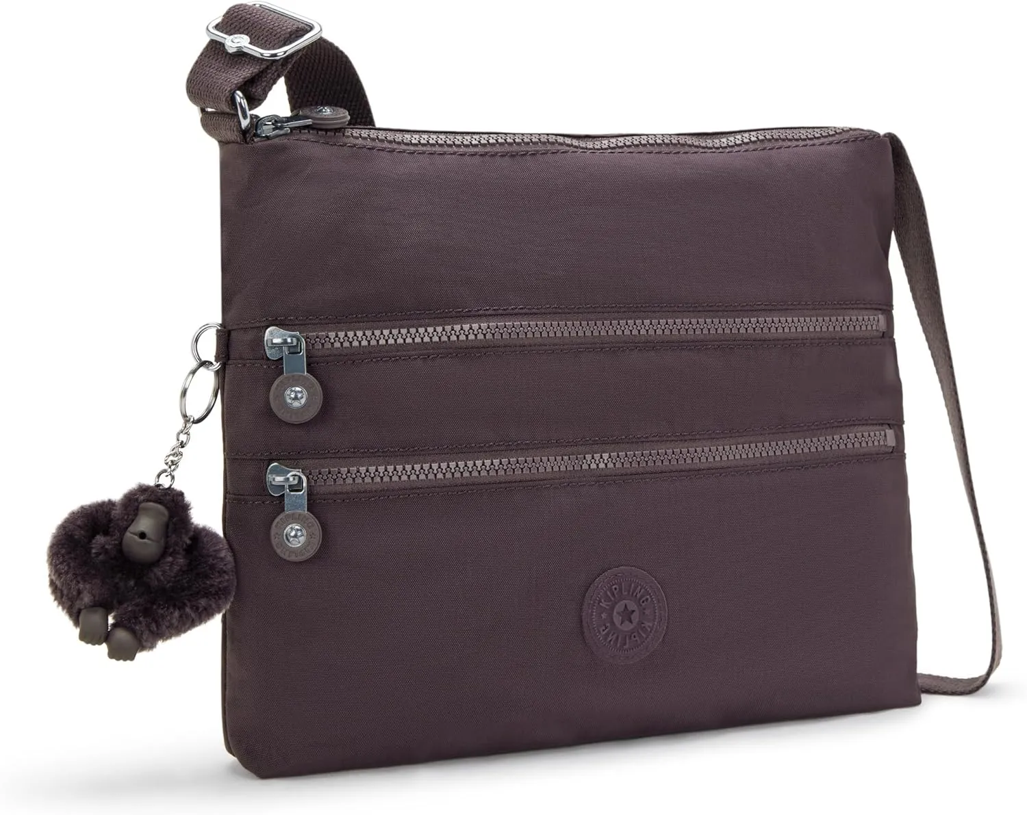 Kipling Women’s Alvar Crossbody, Super Light, Durable Messenger, Nylon Shoulder Bag