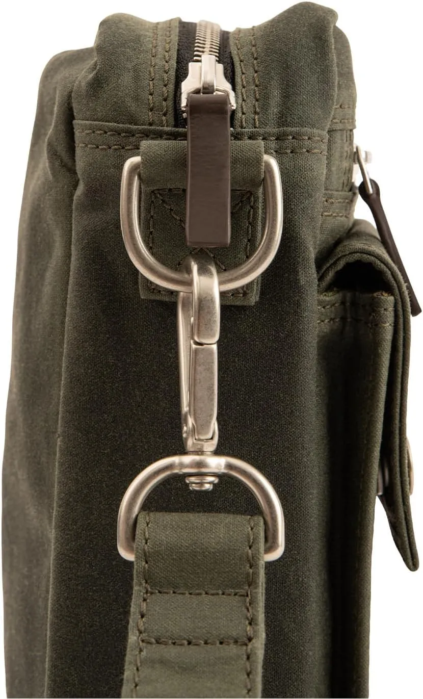 Kolo Chelsea Compact Shoulder Bag, Organic Wax Cotton Canvas, Medium
