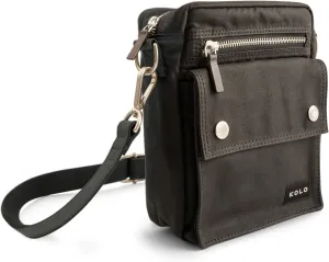 Kolo Chelsea Compact Shoulder Bag, Organic Wax Cotton Canvas, Medium