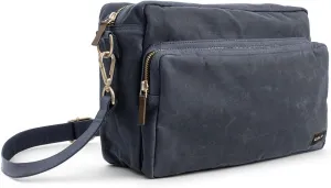 Kolo Harper Cross-Body Shoulder Bag, Organic Wax Cotton Canvas, Large