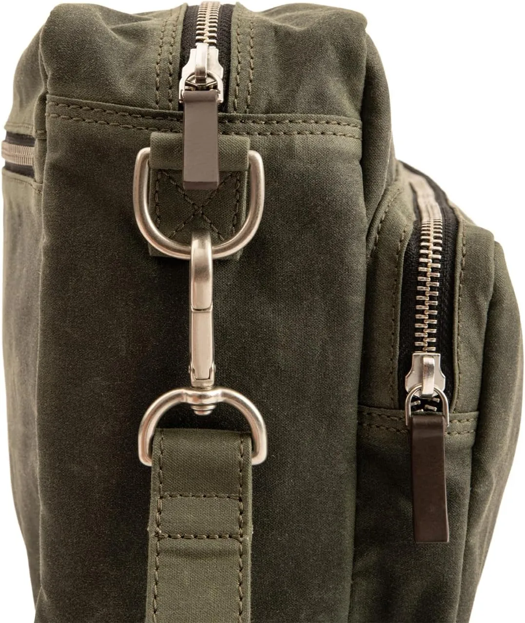 Kolo Harper Cross-Body Shoulder Bag, Organic Wax Cotton Canvas, Large