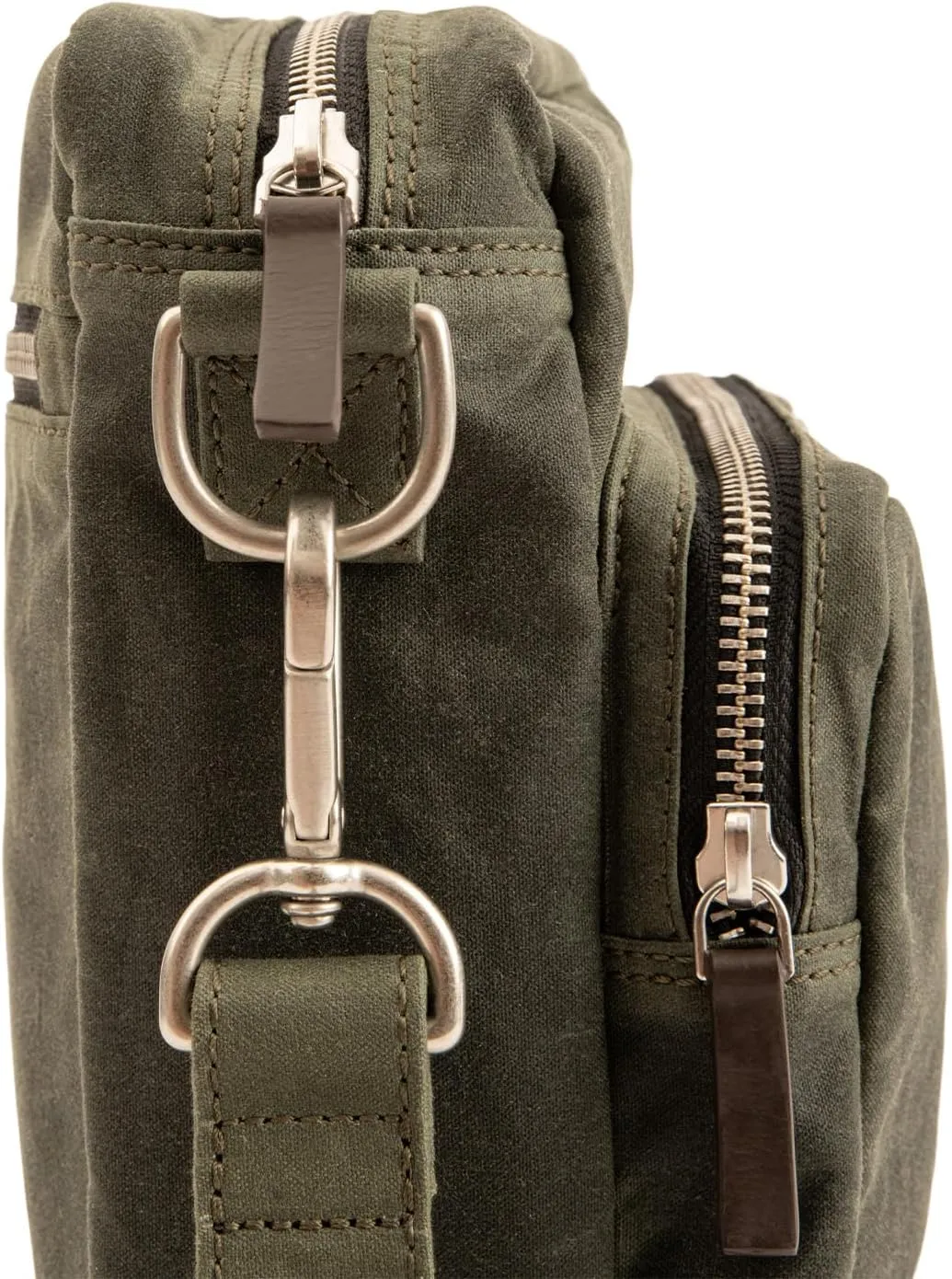 Kolo Harper Cross-Body Shoulder Bag, Organic Wax Cotton Canvas, Medium