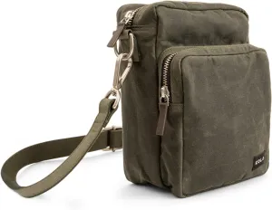 Kolo Harper Cross-Body Shoulder Bag, Organic Wax Cotton Canvas, Medium
