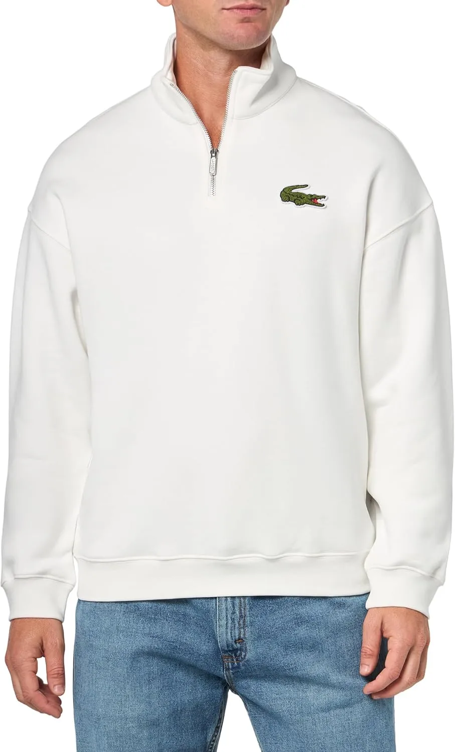 Lacoste Men's Loose Fit High Collar Sweatshirt