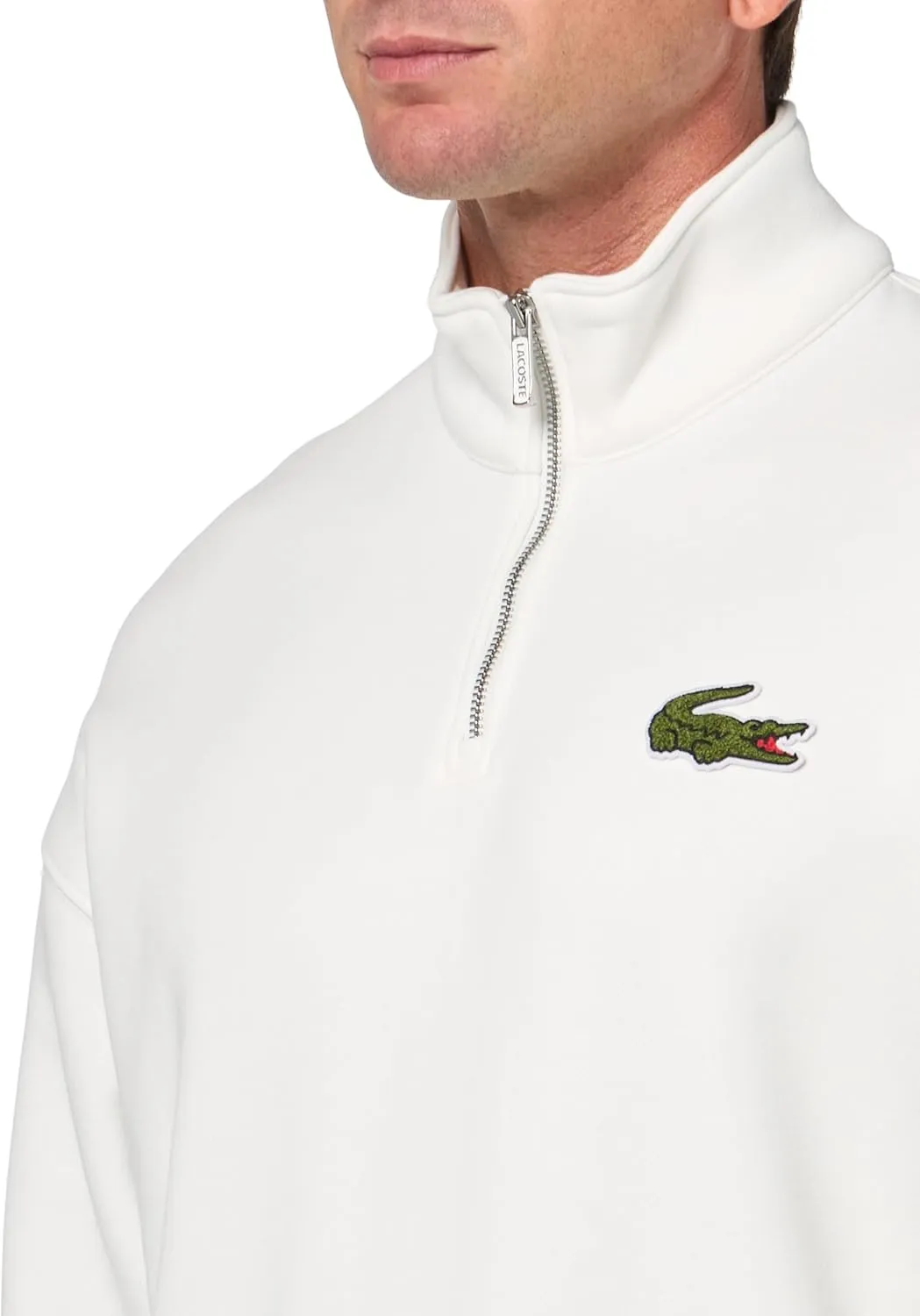 Lacoste Men's Loose Fit High Collar Sweatshirt