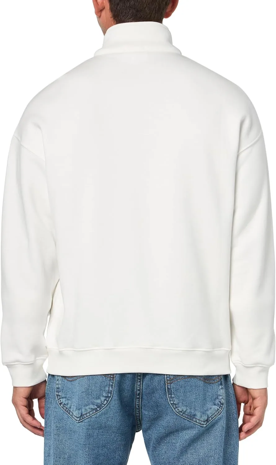 Lacoste Men's Loose Fit High Collar Sweatshirt