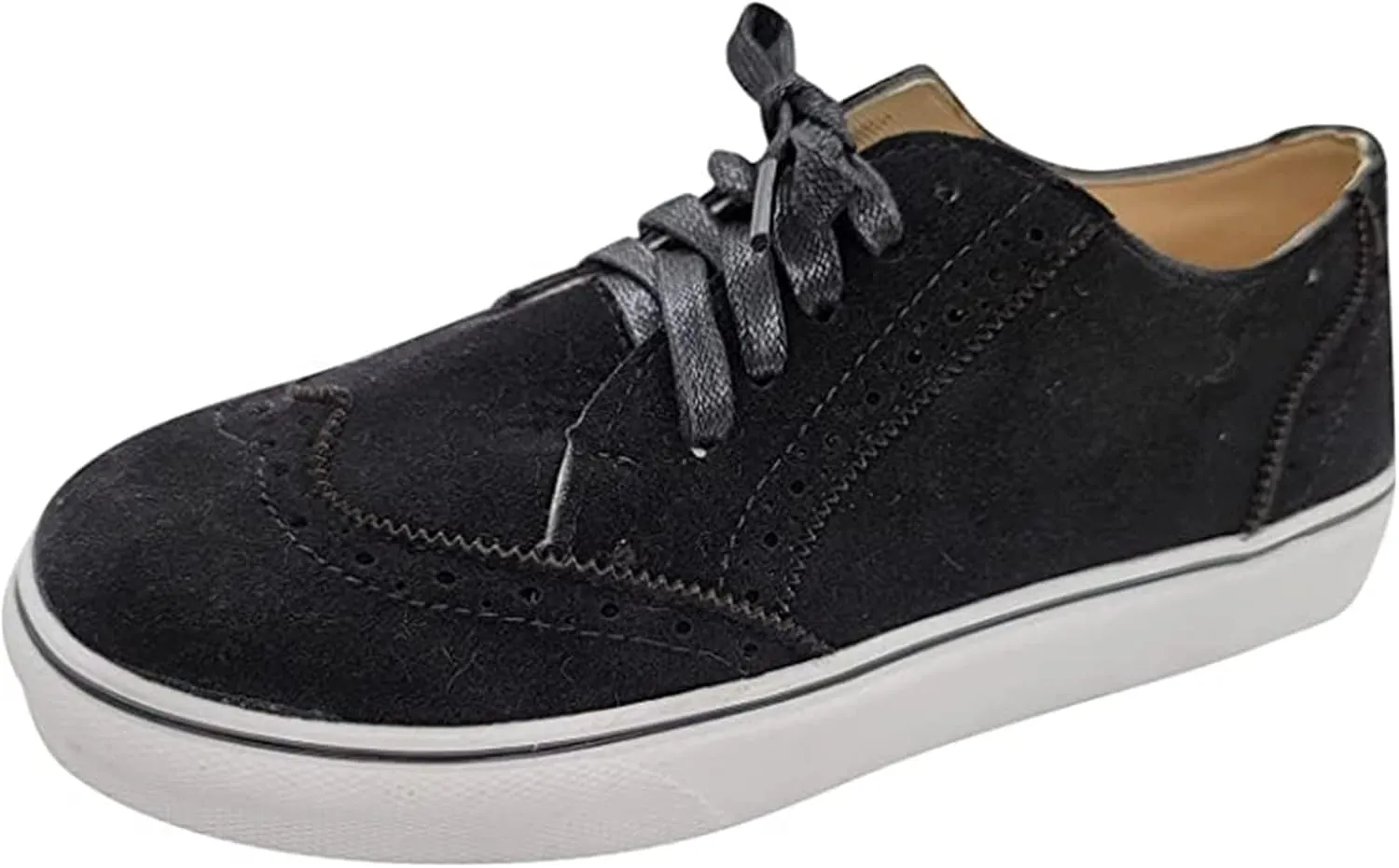 Ladmiple Shoes For Women Sneakers Slip Ons Low Cut Casual Summer Walking Canvas Shoes Fashion Platform Flats Loafers