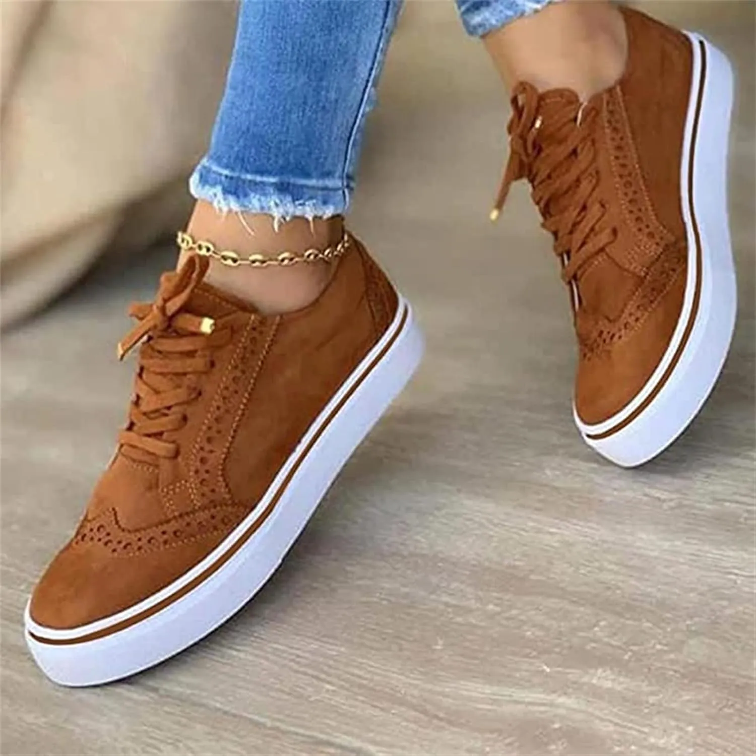 Ladmiple Shoes For Women Sneakers Slip Ons Low Cut Casual Summer Walking Canvas Shoes Fashion Platform Flats Loafers