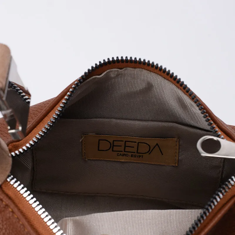 LEILA MINI HOBO - CAMEL