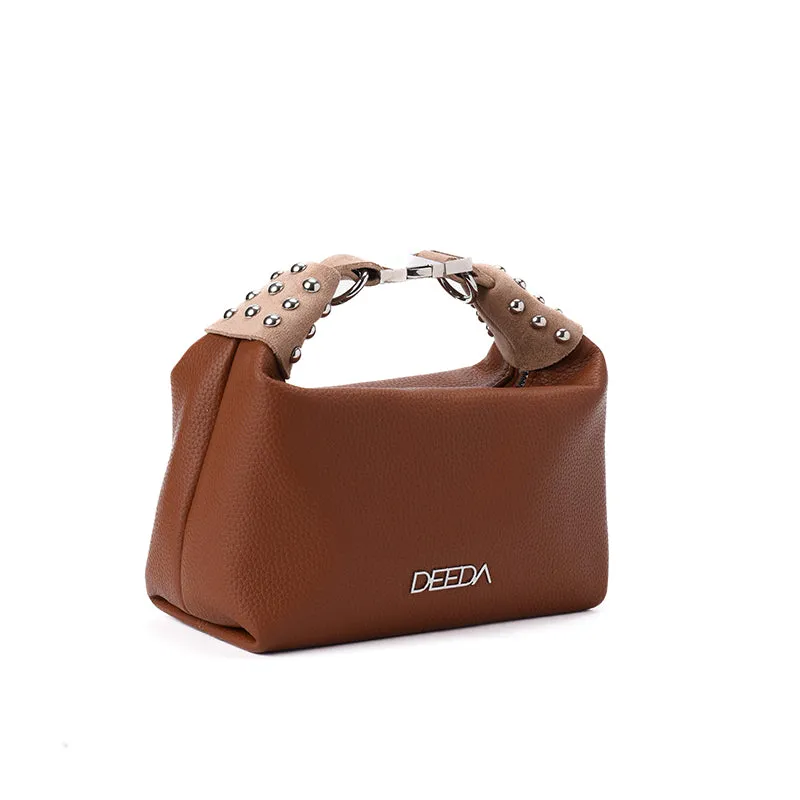 LEILA MINI HOBO - CAMEL