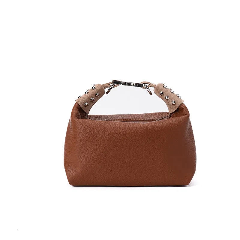 LEILA MINI HOBO - CAMEL