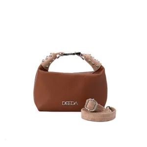 LEILA MINI HOBO - CAMEL