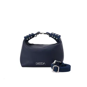 LEILA MINI HOBO - NAVY
