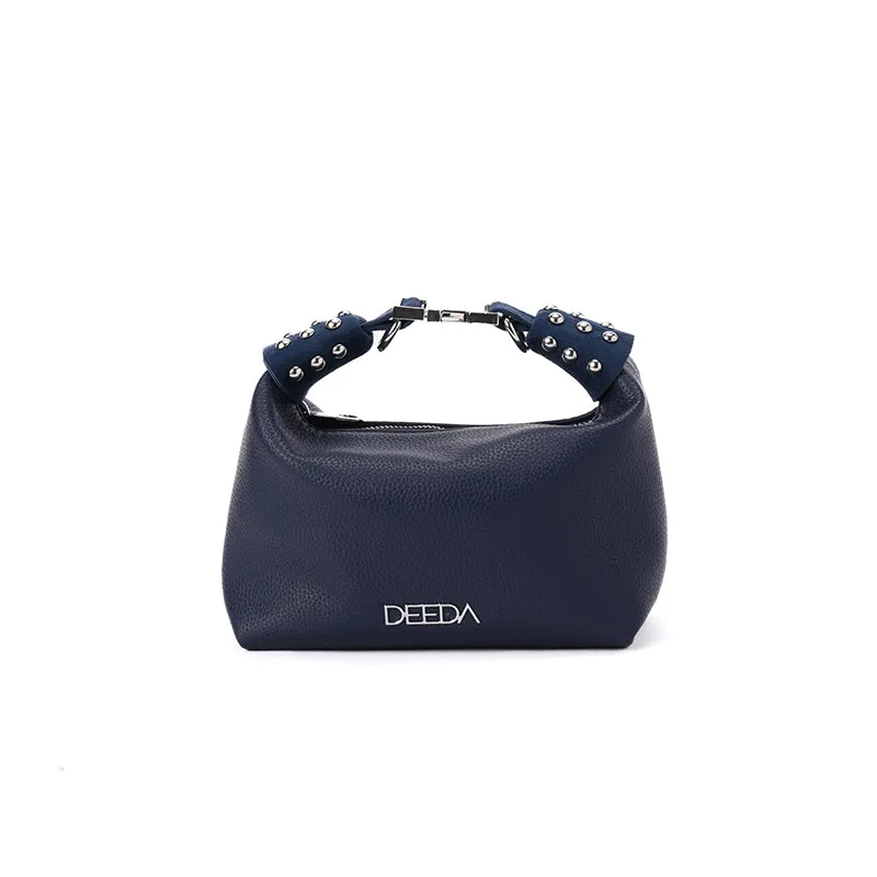 LEILA MINI HOBO - NAVY