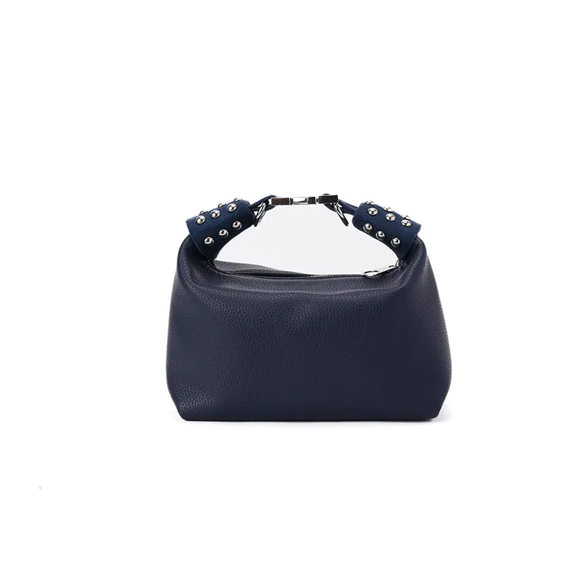 LEILA MINI HOBO - NAVY