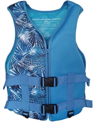 Life Jackets with Adjustable Belt and Zipped, Swimming Jacket for Boating Fishing Surfing(Blue B,Small)