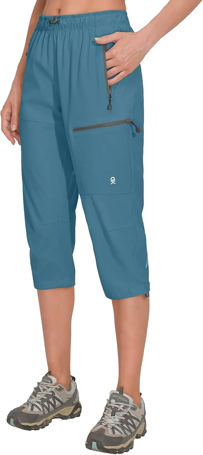Little Donkey Andy Women's Quick Dry 3/4 Pants Capri Shorts Lightweight Hiking Travel Casual