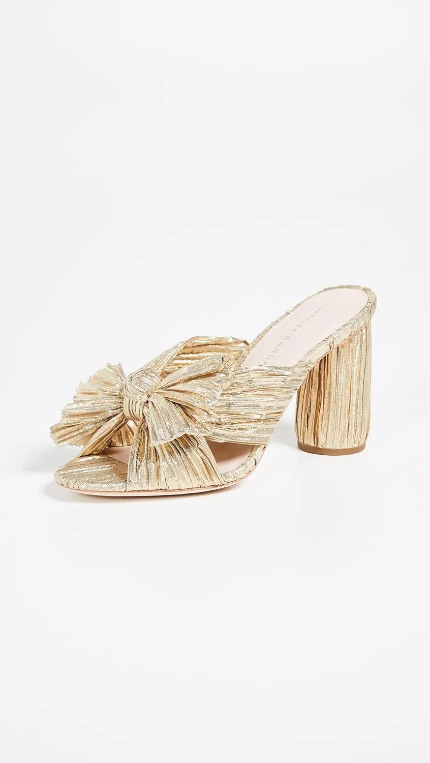 Loeffler Randall Women's Penny Pleated Bow Sandals