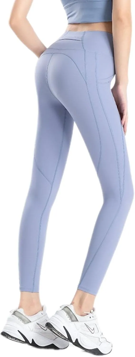 Lucy Sport Leggings Womens 28" High-Waisted and Pocketed