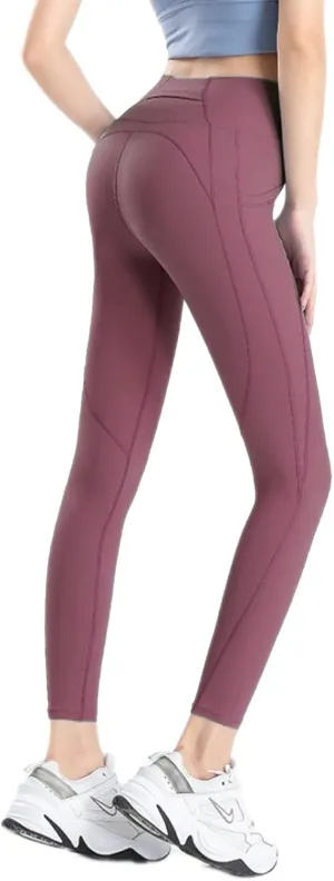 Lucy Sport Leggings Womens 28" High-Waisted and Pocketed