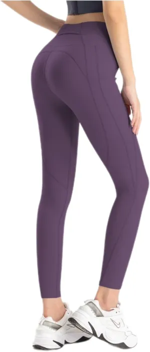 Lucy Sport Leggings Womens 28" High-Waisted and Pocketed