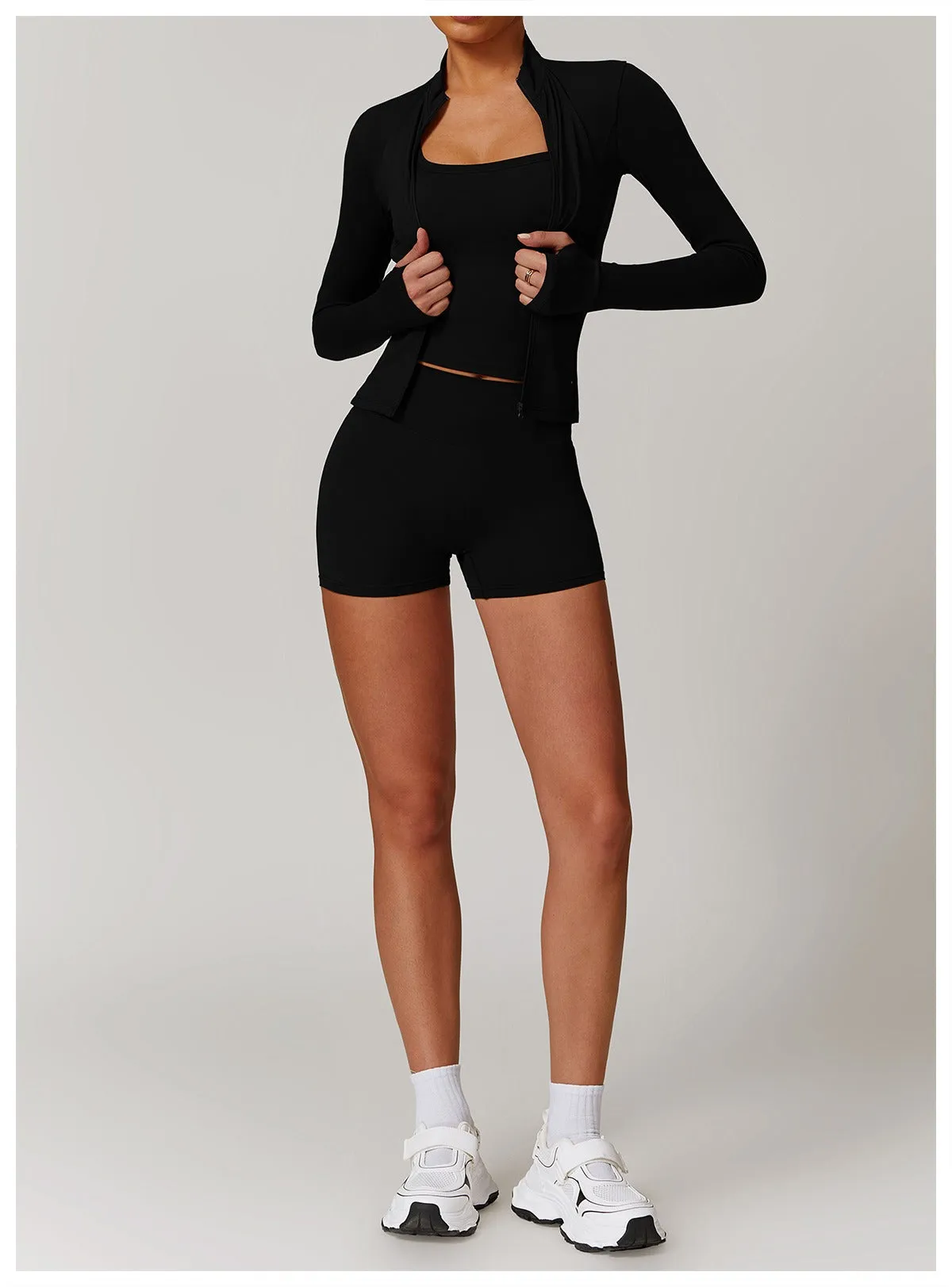 Marian Longsleeve Zip Top