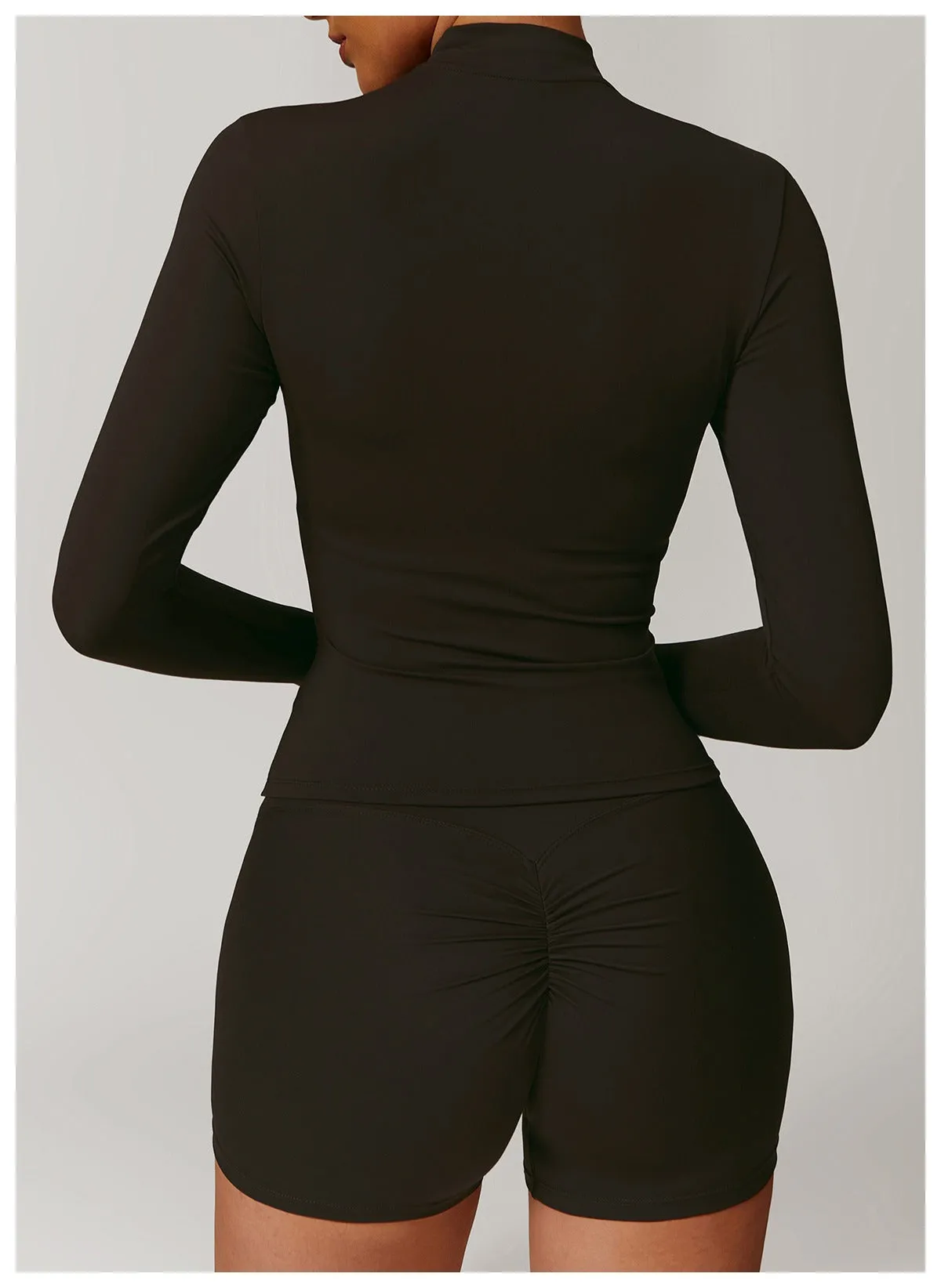 Marian Longsleeve Zip Top