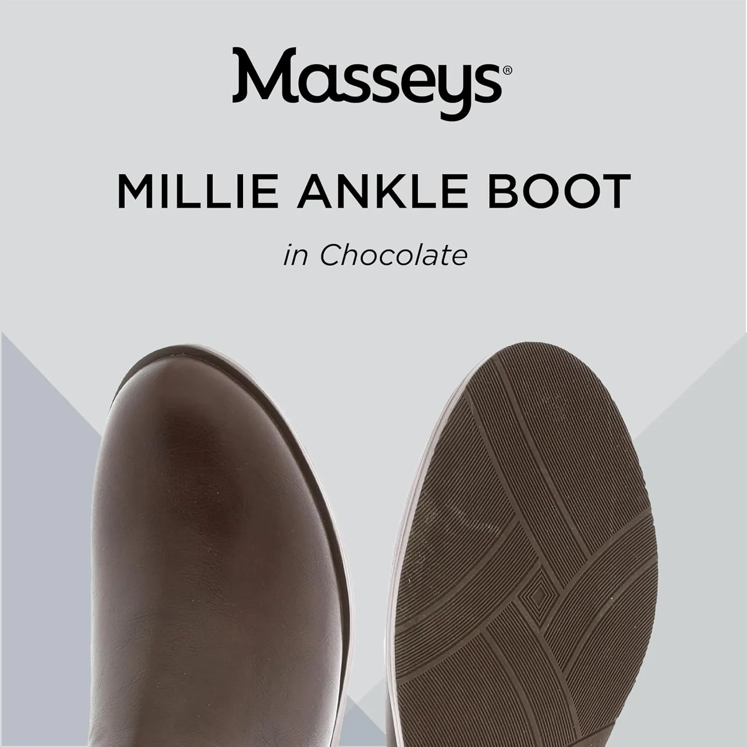 Masseys Women's Millie Ankle Boot with Buckle Detail