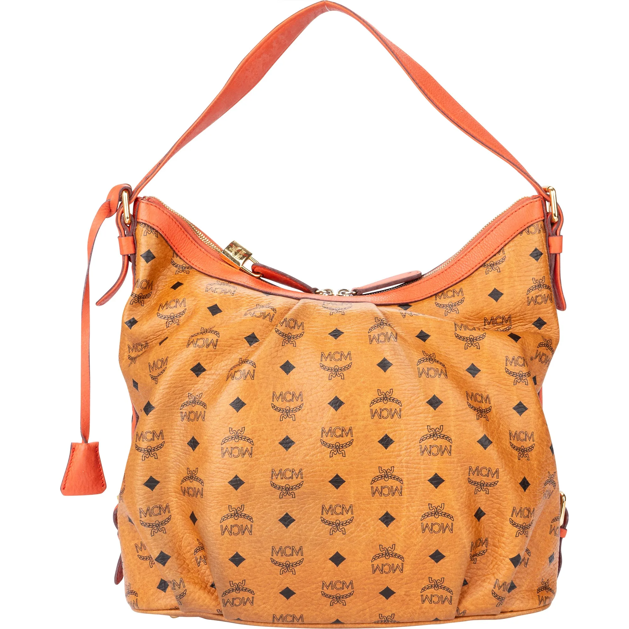 MCM Visetos Monogram Hobo Bag
