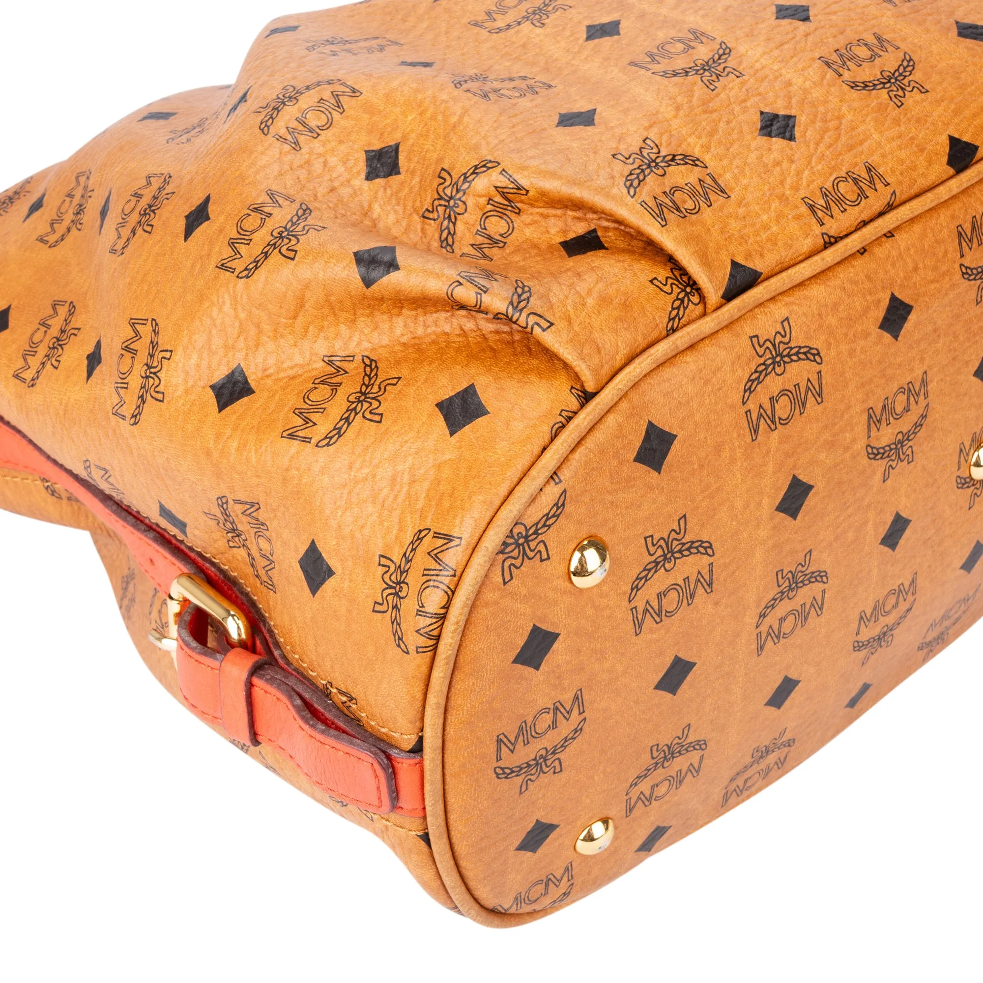 MCM Visetos Monogram Hobo Bag