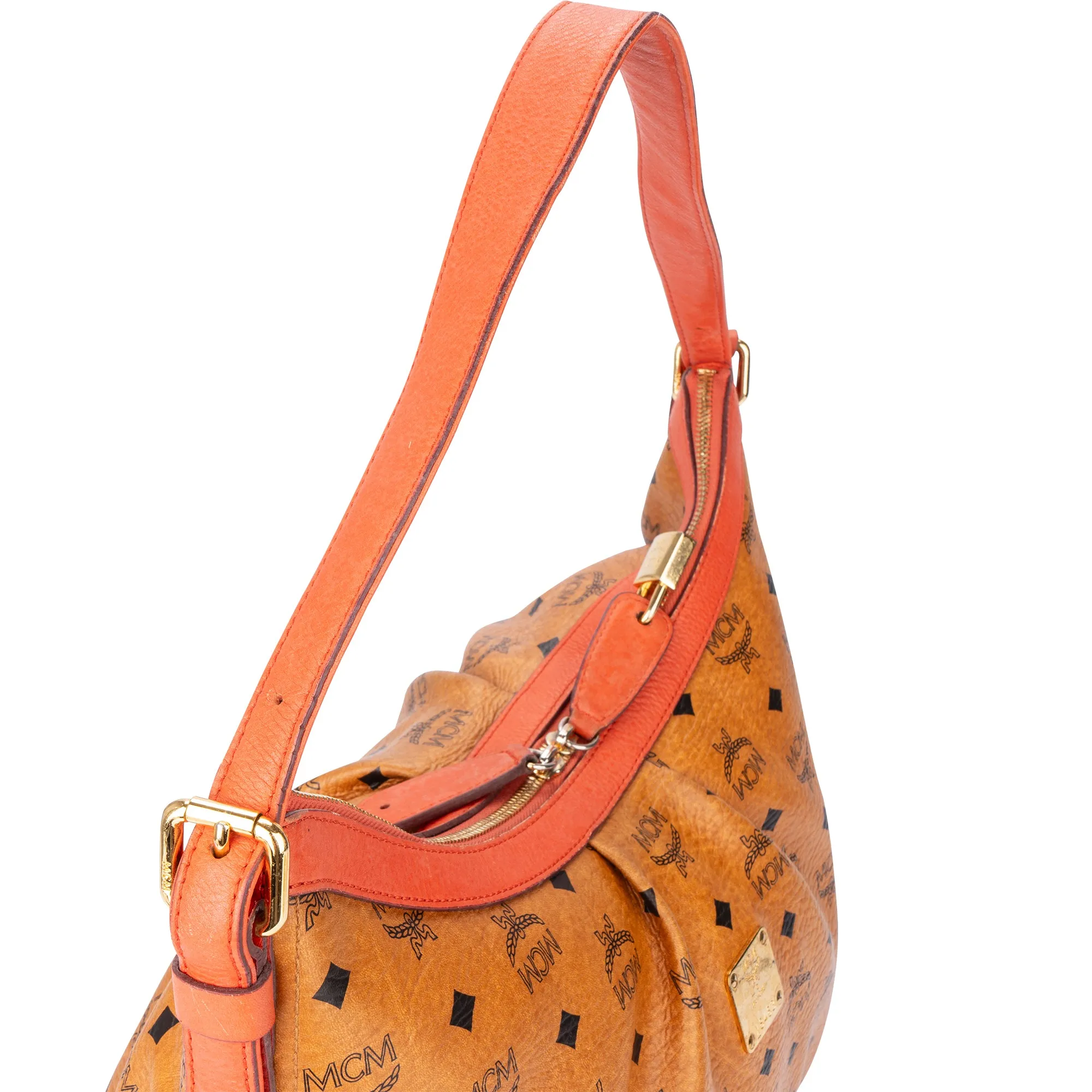 MCM Visetos Monogram Hobo Bag