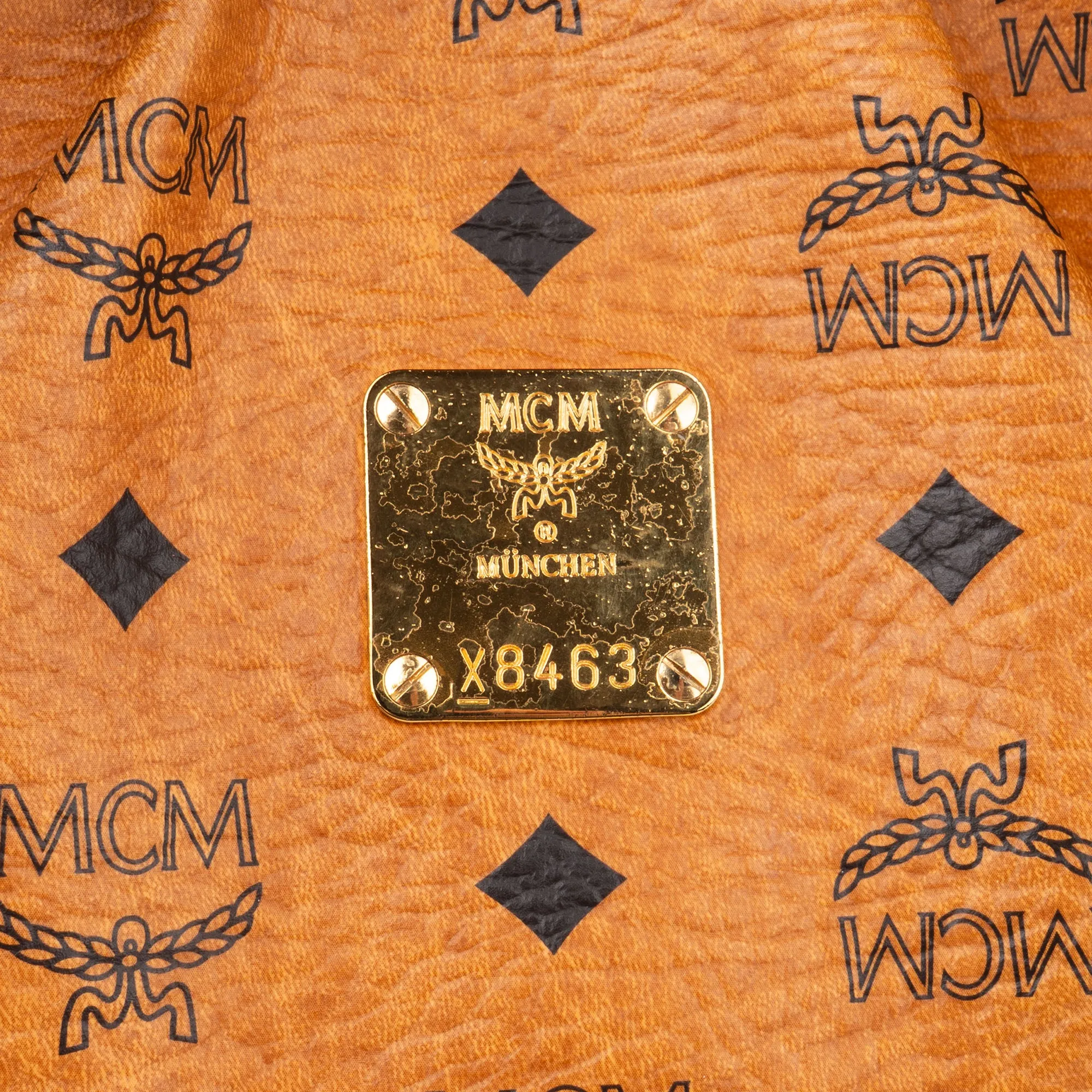 MCM Visetos Monogram Hobo Bag