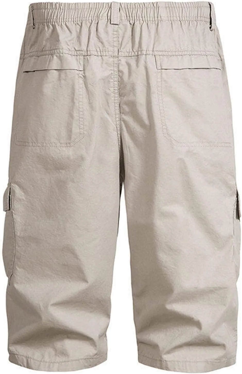 Mens Cargo Shorts Quick Dry with Pockets Plus Size Athletic Running Gym Workout Activewear Outdoor Elastic Trunks