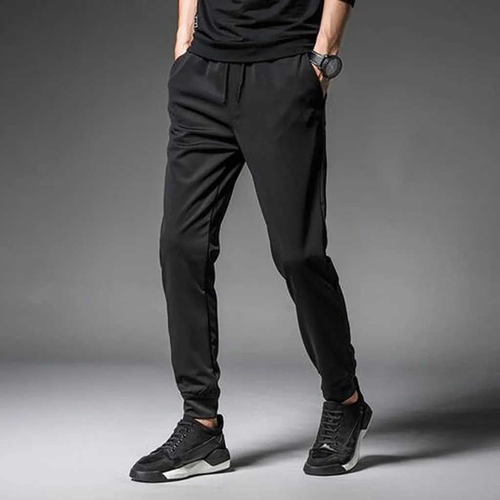 Mens Cargo Sweatpants Dry Trousers Outdoor Men Quik Pants Men's Pants Comfort Multi-Pocket