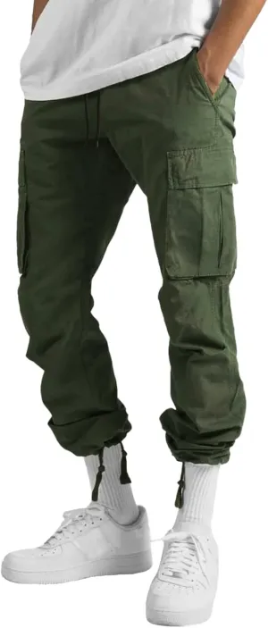 Men's Casual Cargo Pants Workout Joggers Trousers Loose Sports Trousers Casual Gym Workout Tactical Track Sweatpants