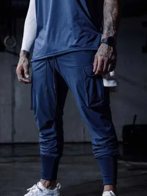 Men's Drawstring Pocketed Active Pants
