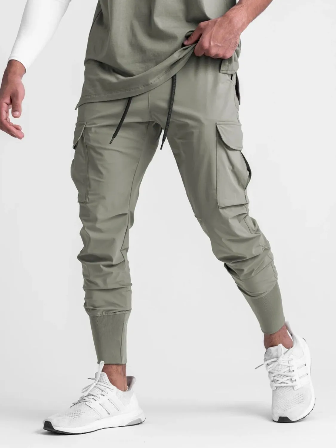 Men's Drawstring Pocketed Active Pants